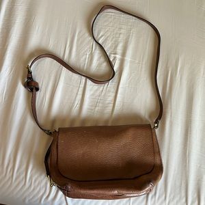 Fossil crossbody leather purse